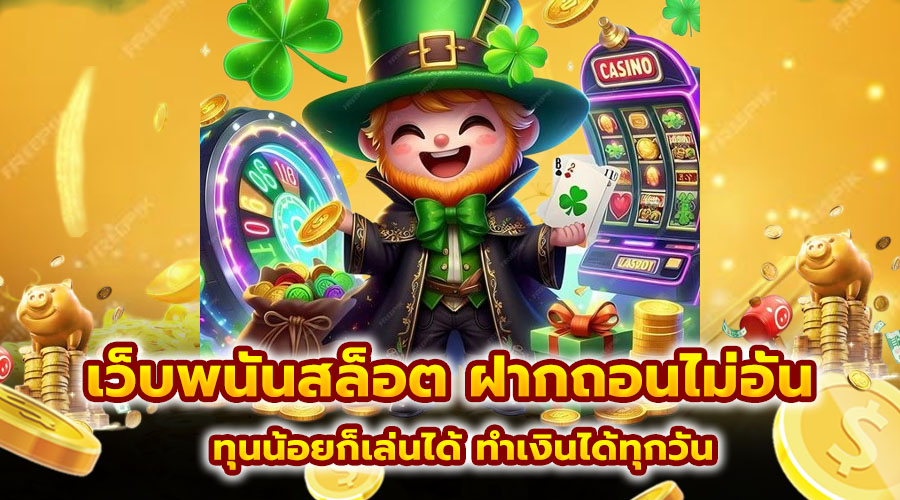 เว็บพนัน สล็อต ฝากถอนไม่อั้น
